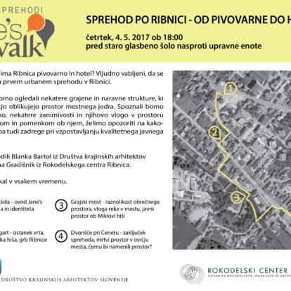 SPREHOD PO RIBNICI - OD PIVOVARNE DO HOTELA