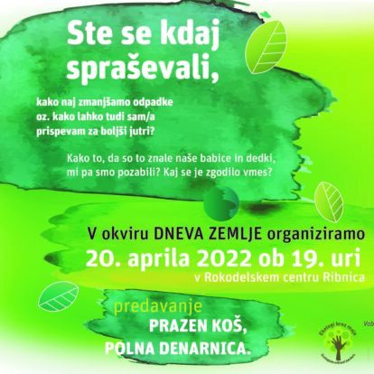 Oglas Predavanje Prazen Koš Rcr 022
